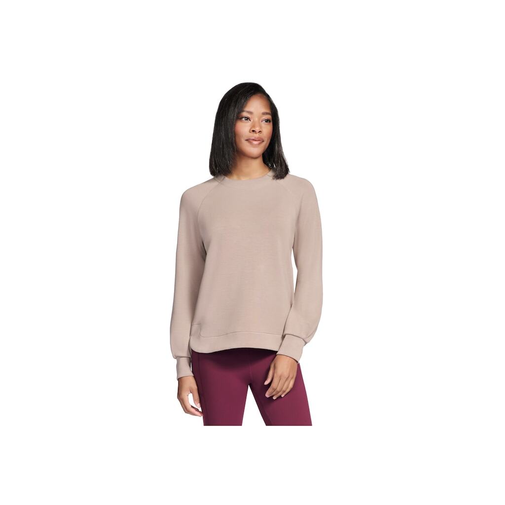 Дамски суитшърти -  Skechluxe Elevate Crewneck 198739 - Бежов