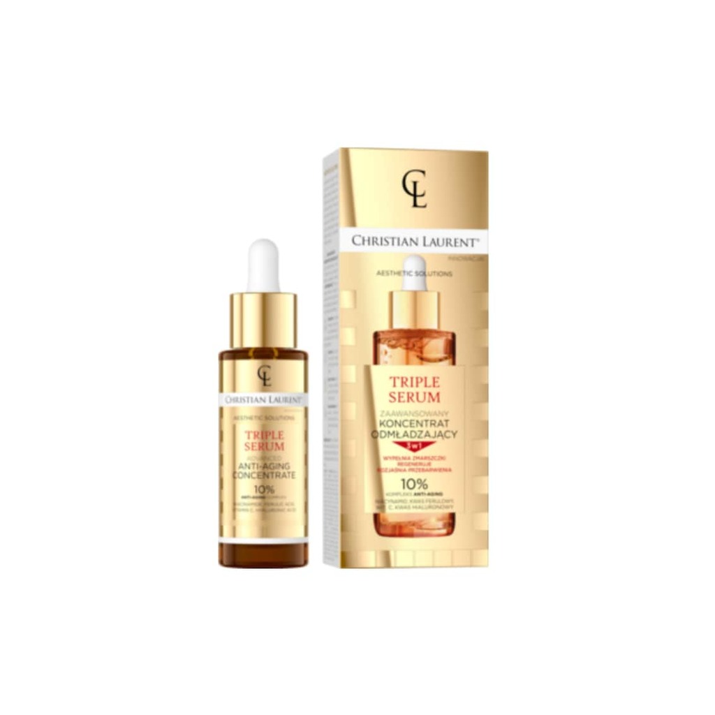 Усъвършенстван концентриран серум против стареене - Triple Serum  10% - 30 ml