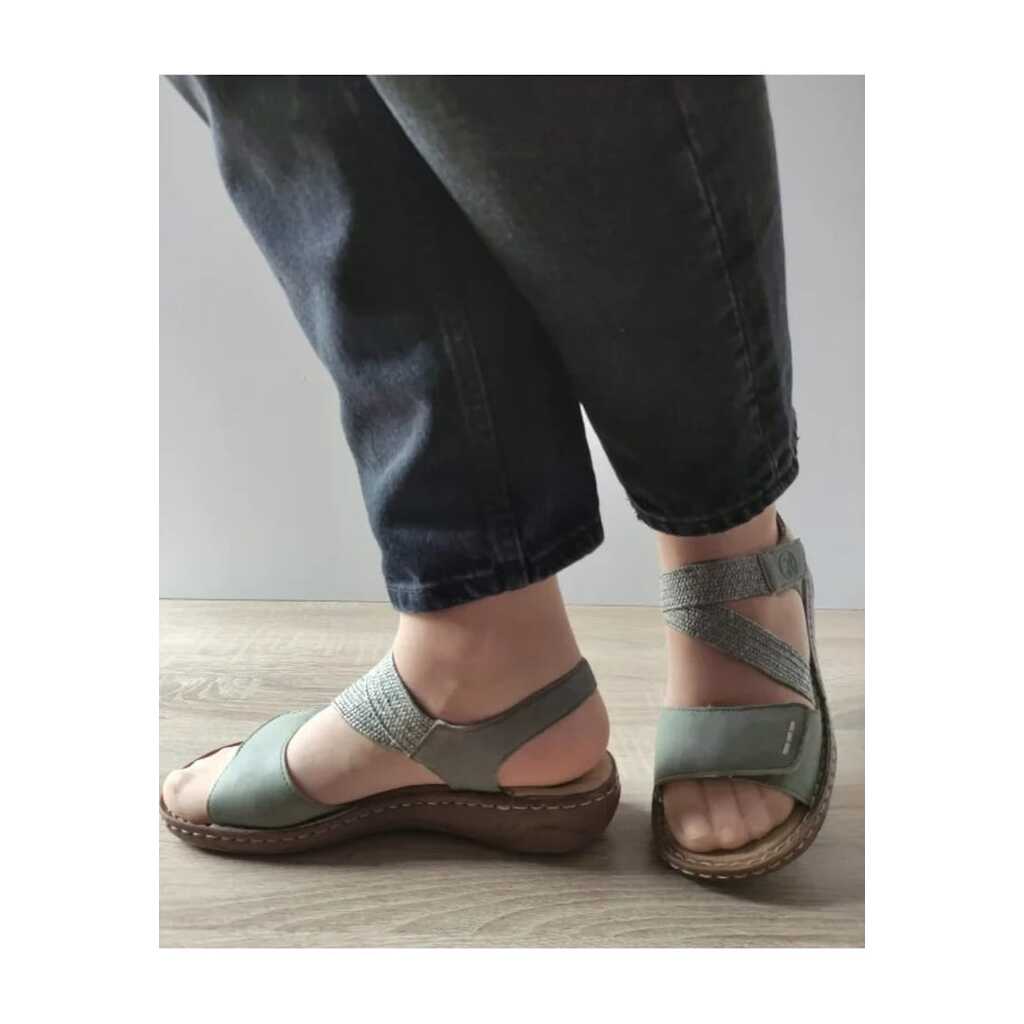 Ежедневни сандали  V2862-52 Kaki Green - Зелени - Зелен