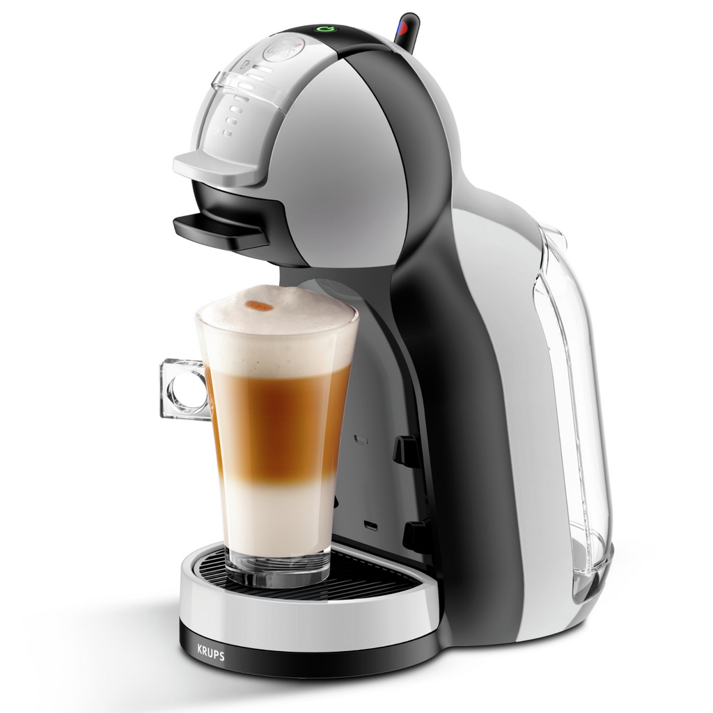 Еспресо машина Krups KP123B10 NDG MINI ME, 1500W, 15 bar, 0.8 л, Работа с NESCAFÉ® Dolce Gusto® капсули, XL функция, ECO, Сив