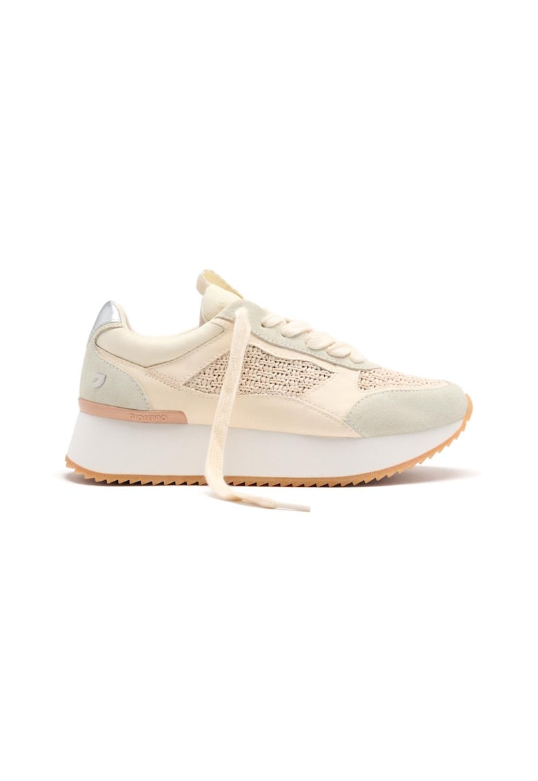 Скосени спортни обувки Glover - Бял