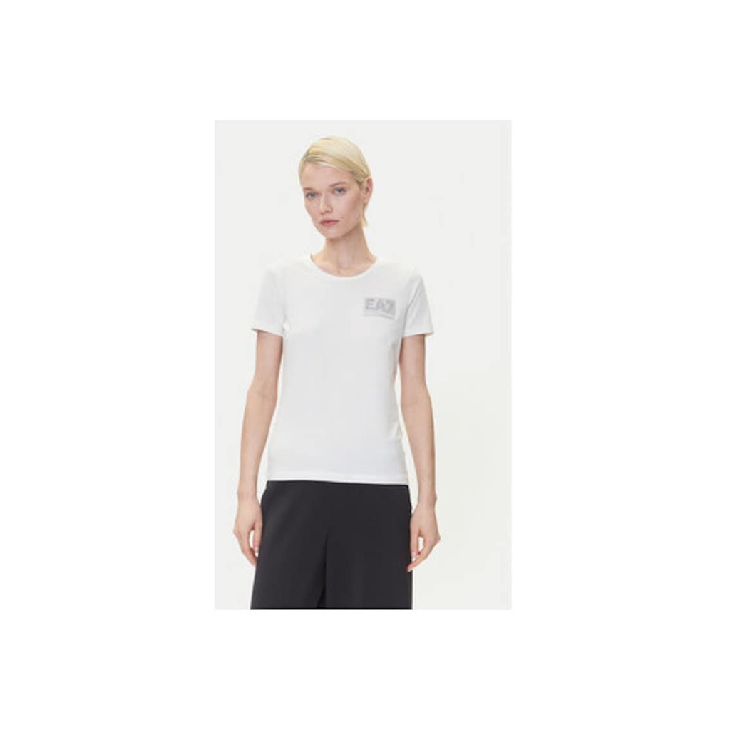 Дамска тениска  Emporio Armani - 7W000492 AF10373 - Памук - 2XL INTL - Екрю