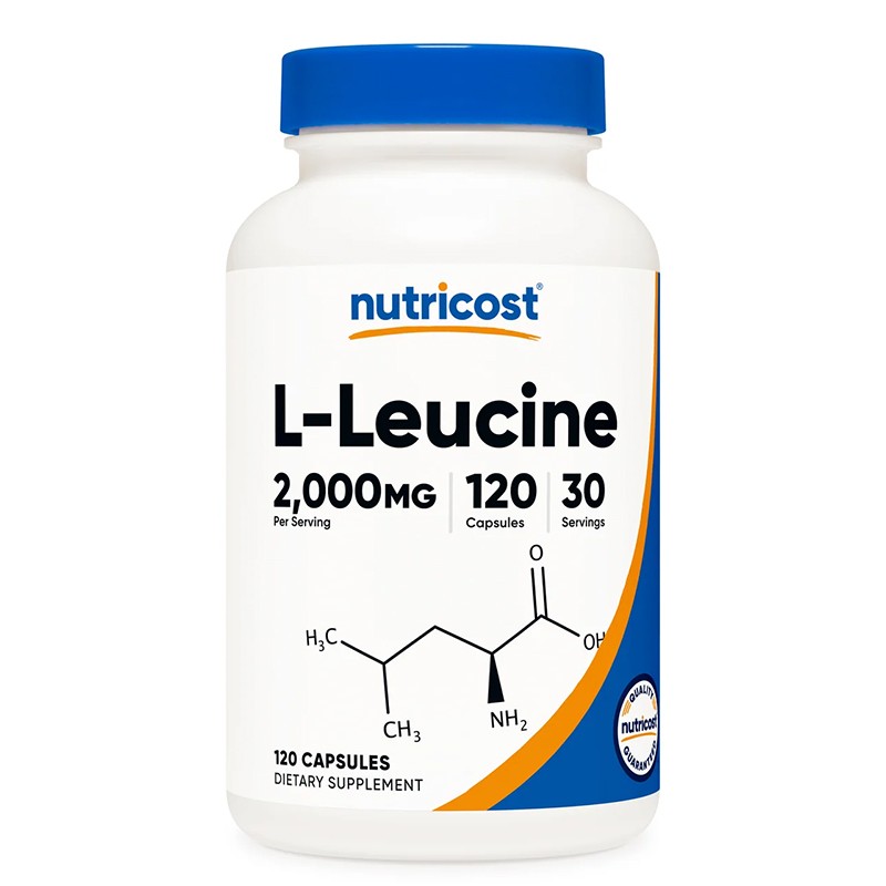 L -Левцин – За мускулен растеж и възстановяване, 500 mg, 120 капсули