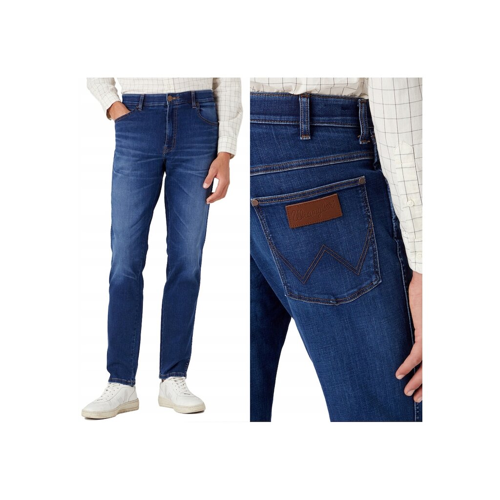 Мъжки дънки Wrangler Larston - сини (rodeo bull) - W32 L34
