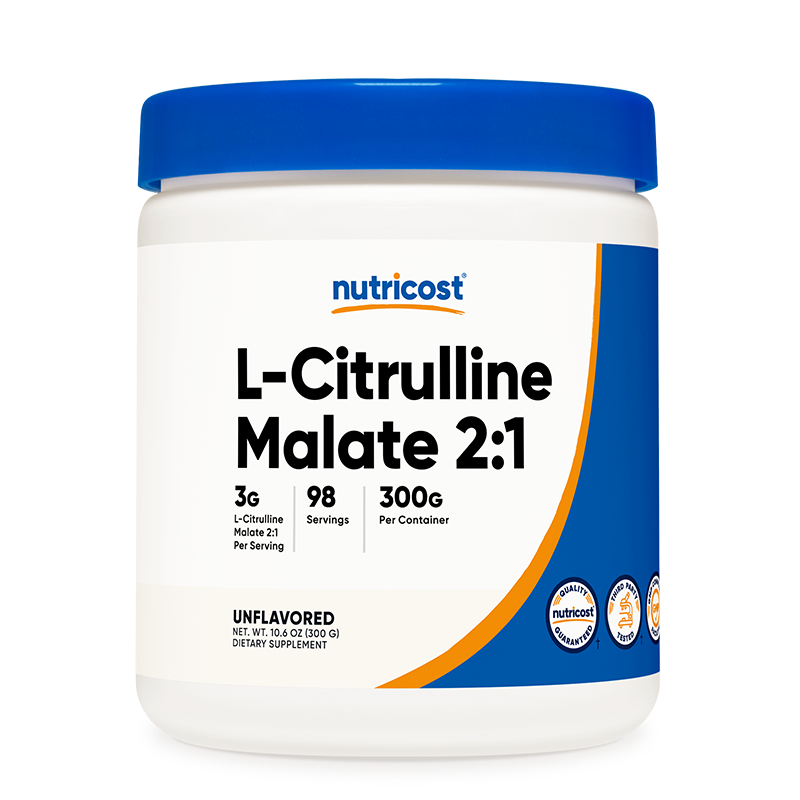 Мускулна маса - Л-Цитрулин (малат)  L-Citrulline, 300 g