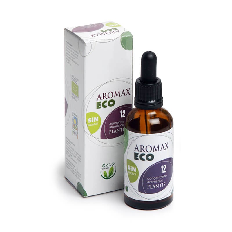 Билкова тинктура за дихателната система - Aromax Eco 12, без алкохол 50 ml