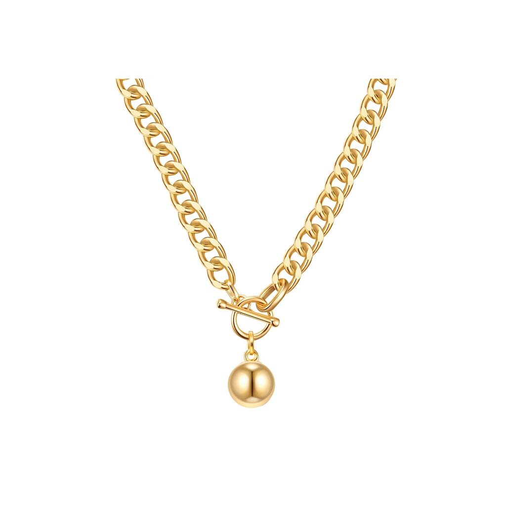 Колие с 14K злато