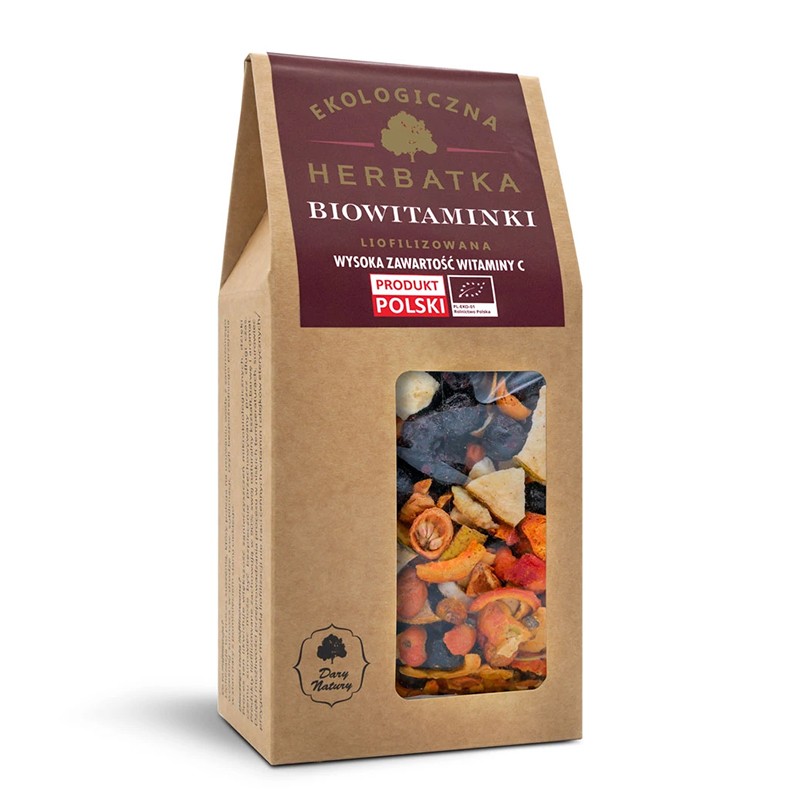Лиофилизиран чай от плодове и билки Био, 80 g