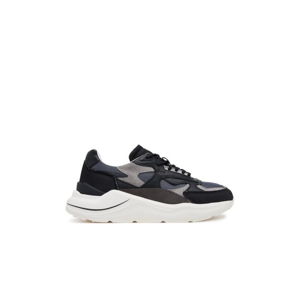 Дамски спортни обувки - W421-FG-PU - DATE - Екокожа - Черен