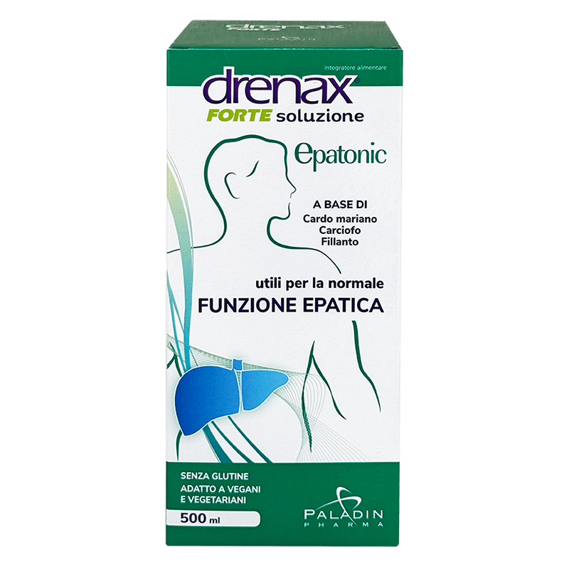 Формула за черния дроб и жлъчката – хепатоник - Дренакс - Drenax® Forte – с бял трън, артишок и холин, 500 ml, 33 дози