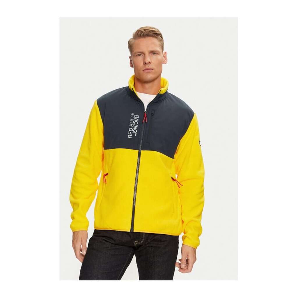 Red Bull Racing Jacket RM490006 Yellow Regular Fit - Polyamide