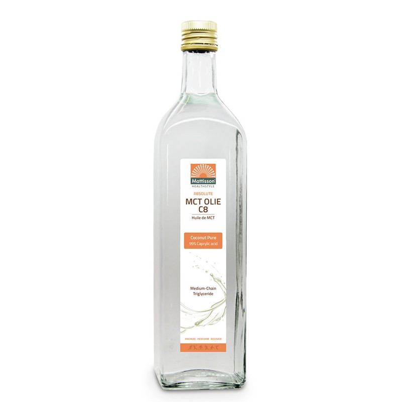 MCT масло от кокос, 1000 ml Mattisson Healthstyle - топ цена