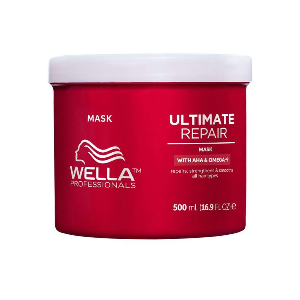 Възстановяваща маска  Ultimate Repair Mask с AHA & Omega 9 за увредена коса - 500 мл
