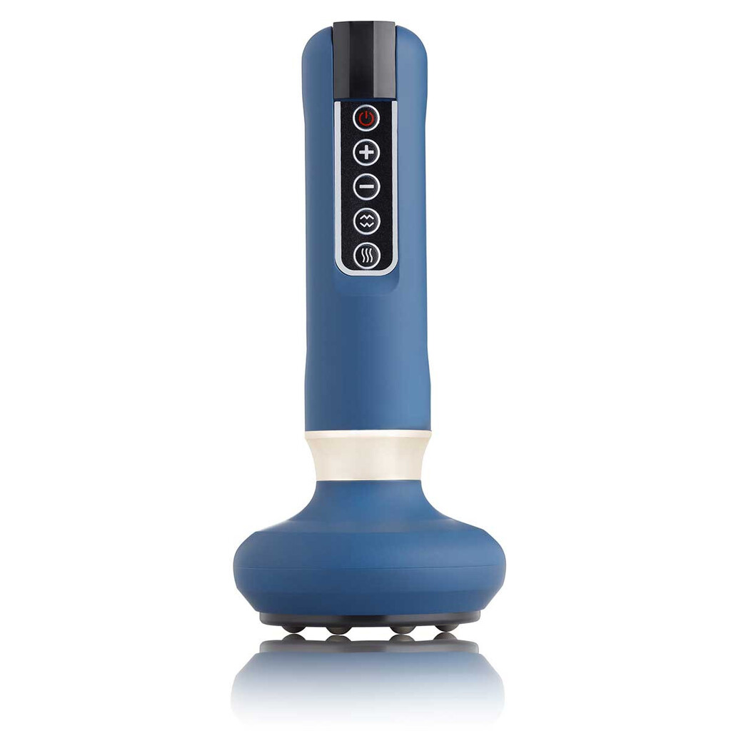 Вакуумен масажор Medivon Halley Vacuum, 12 нива, Загряване, Подходящ за използване с масла, Срещу целулит, Дисплей, Син