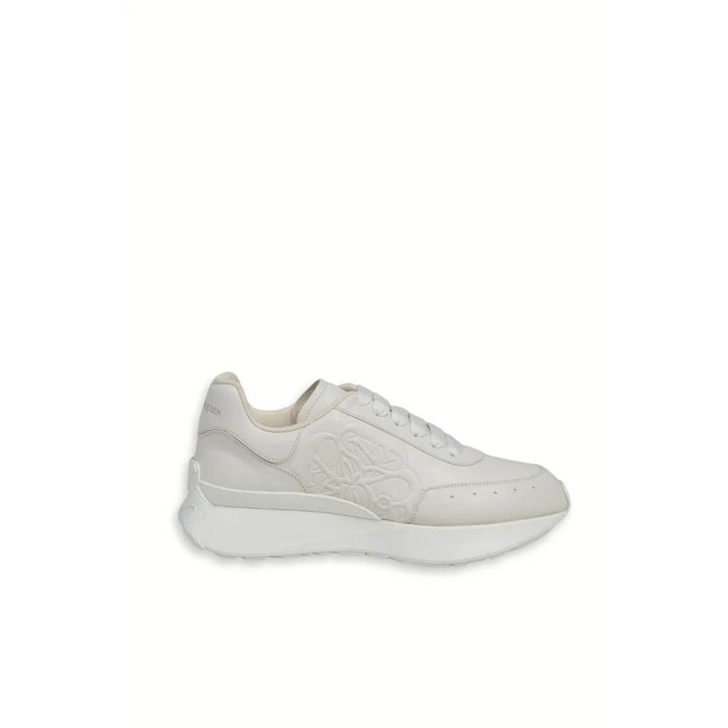 Pantofi sport din piele naturala - Бял