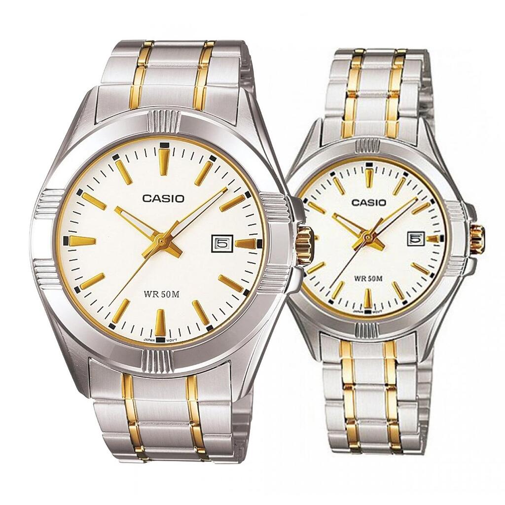 Комплект часовници за двойки Casio MTP-1308SG-7AV-LTP-1308SG-7A
