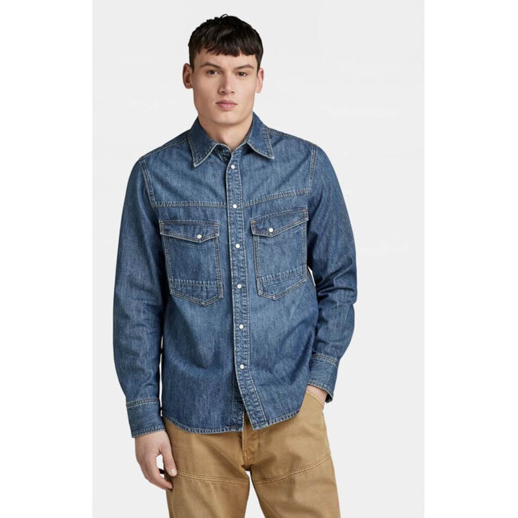 Мъжка Мъжка риза - G Star Raw - 303805012 - Памук… - Виж цена
