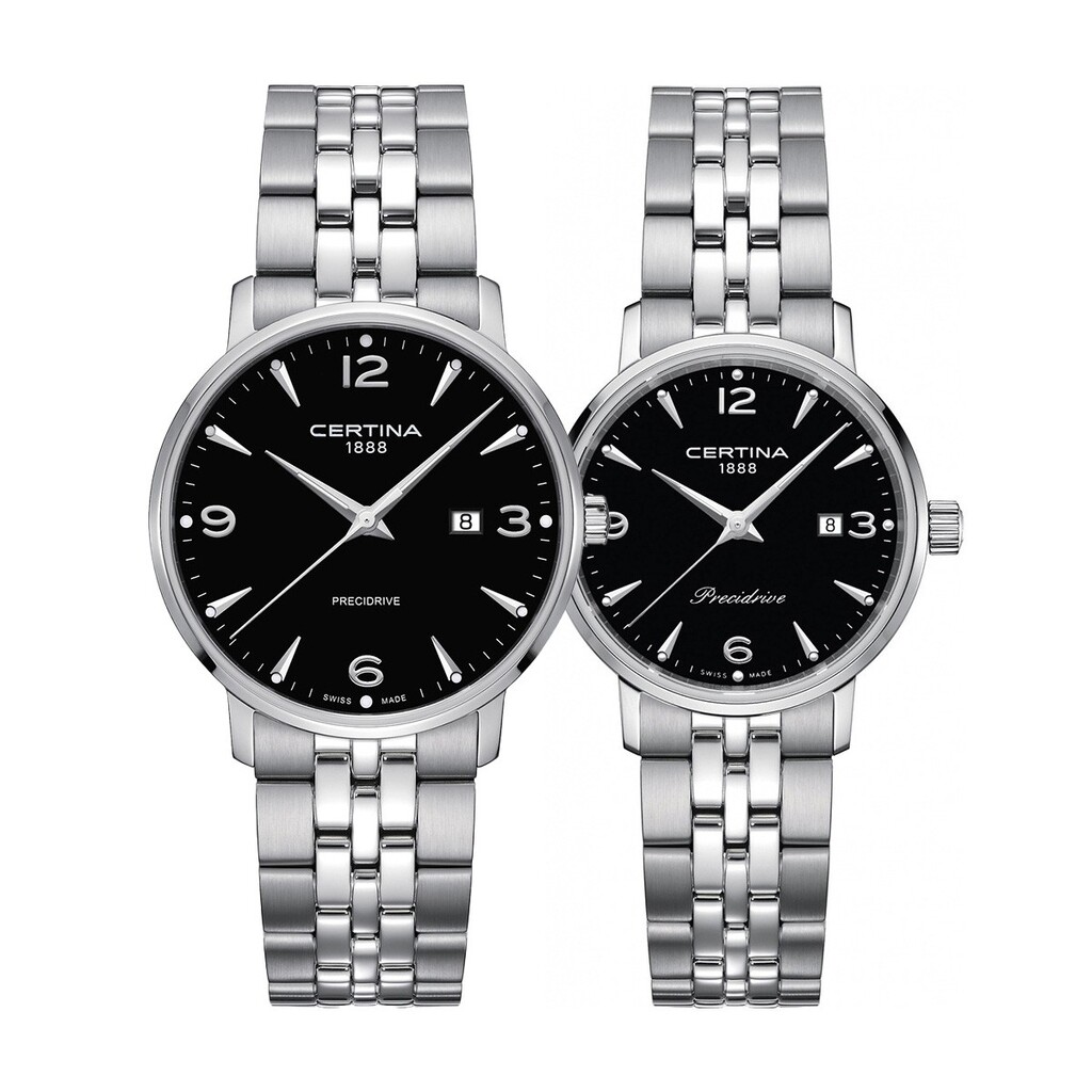 Комплект часовници за двойки Certina DS Caimano C035.410.11.057.00-C035.210.11.057.00
