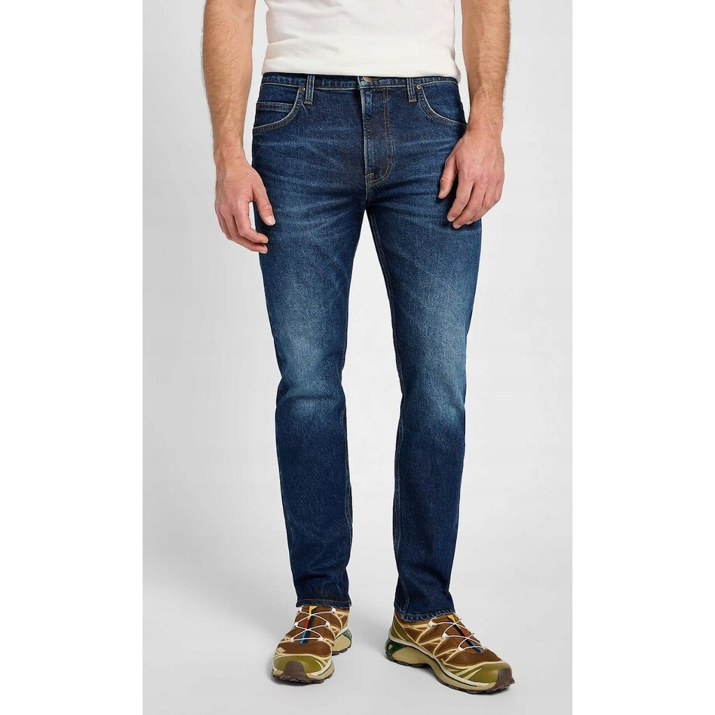 Мъжки дънки Slim Fit  Rider - памук/лиосел/еластан - тъмносин - - Тъмносин