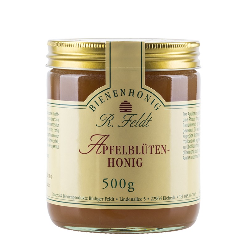 Пчелен мед от ябълков цвят, 500 g