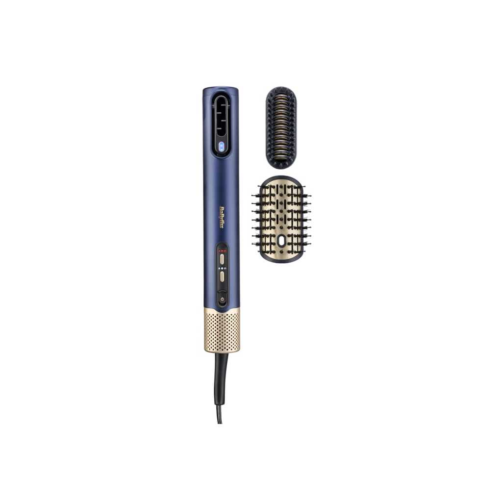 Air Wand 3in1   Функция за сушене - 2 аксесоара - 3 температурни нива - Йонна функция - Anti-Frizz Technology - Син