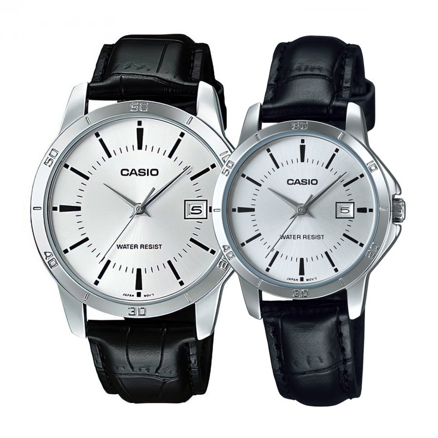 Комплект часовници за двойки Casio MTP-V004L-7AU-LTP-V004L-7AU