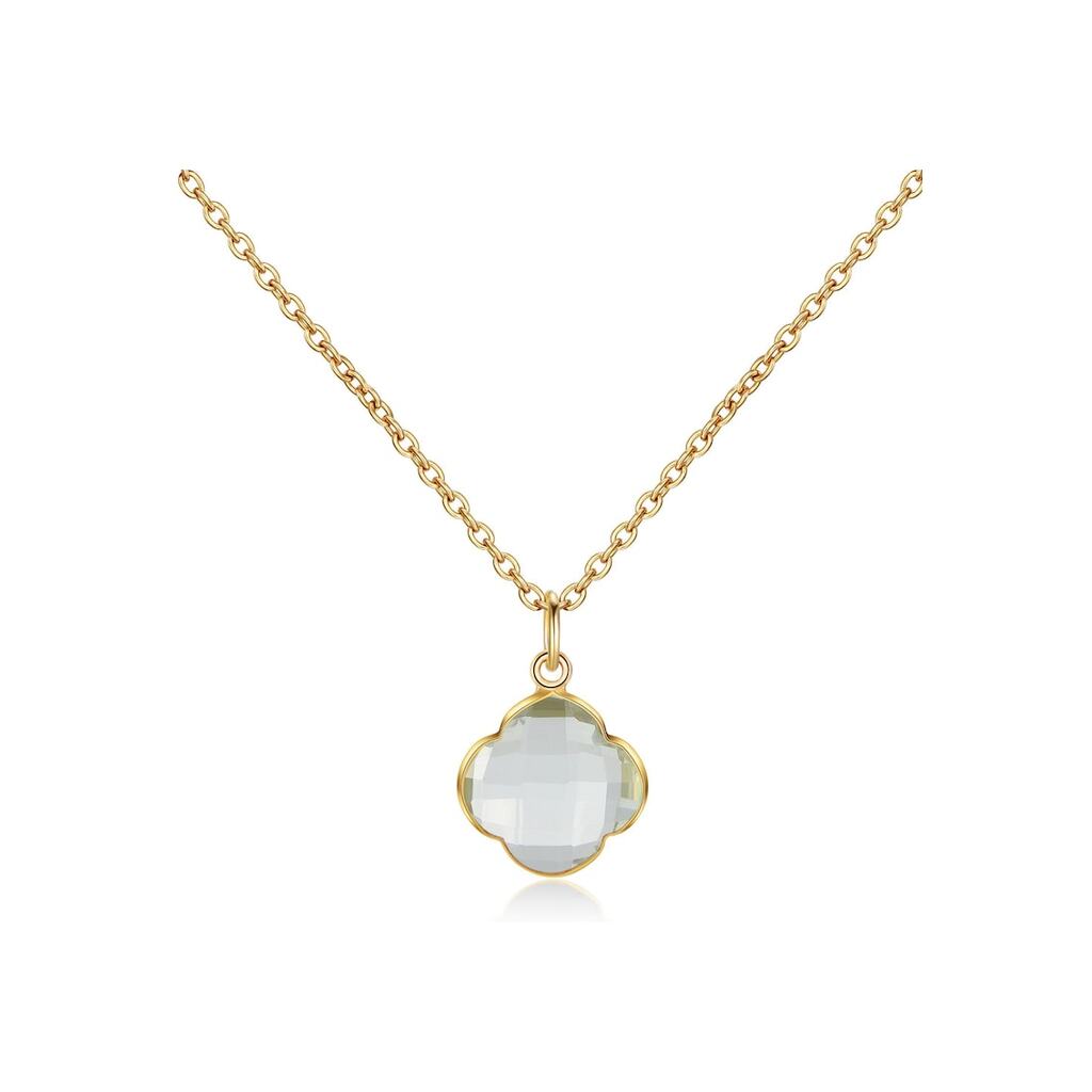 Колие Capucine 29575 с покритие от 18К злато и висулка