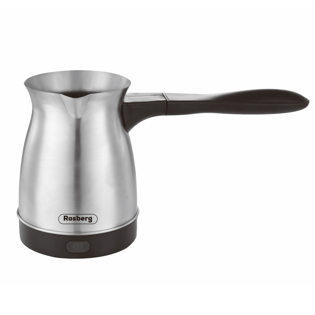 Джезве електрическо Rosberg R51165A, 600W, 300 ml, Защита, Инокс