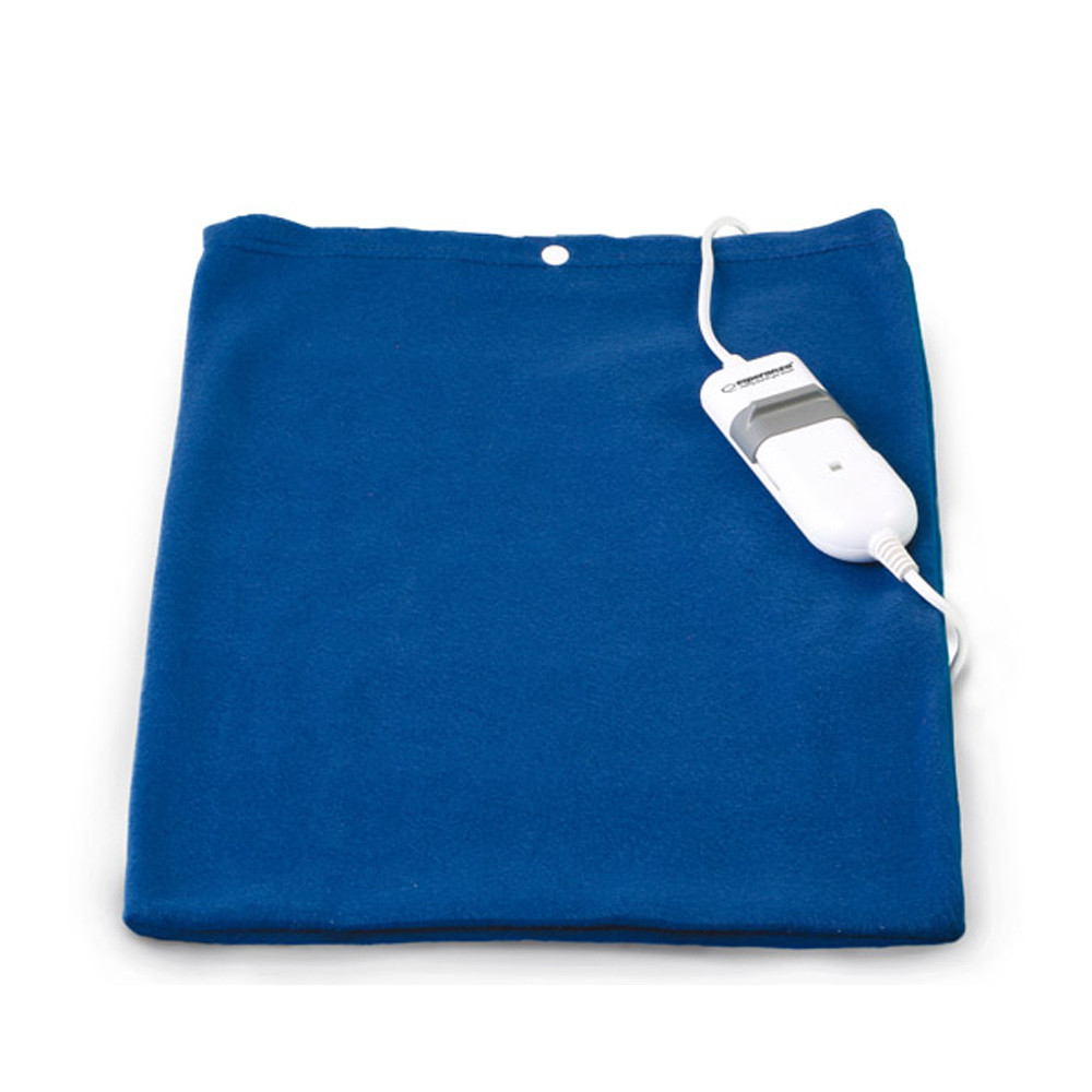 Електрическа възглавница Esperanza Cashmere EHB004, 60W, 3 нива на температура, Син