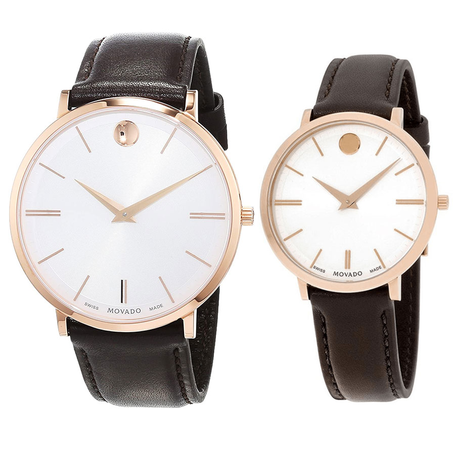 Комплект часовници за двойки Movado Ultra Slim 607089 & 607093