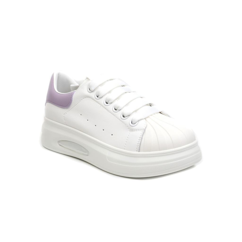 Дамски маратонки T2653 WHITE/LAVENDER