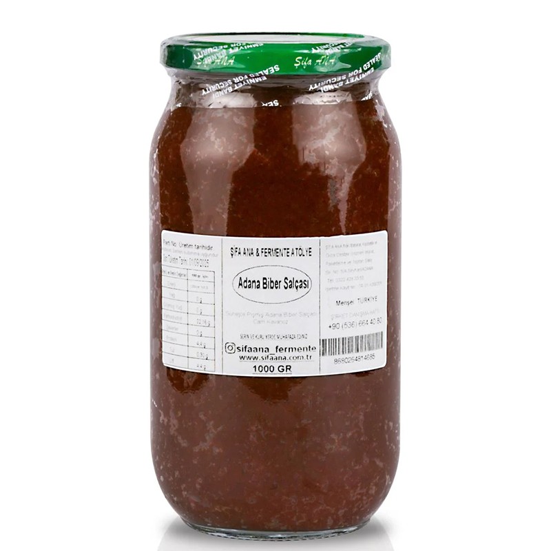 Пюре от червени чушки (бибер салча) от Адана – Богато на фибри, 1000 g