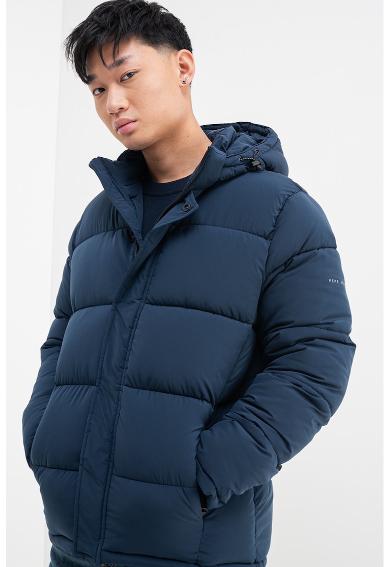 Подплатено зимно яке - Тъмносин Pepe Jeans London - Цена