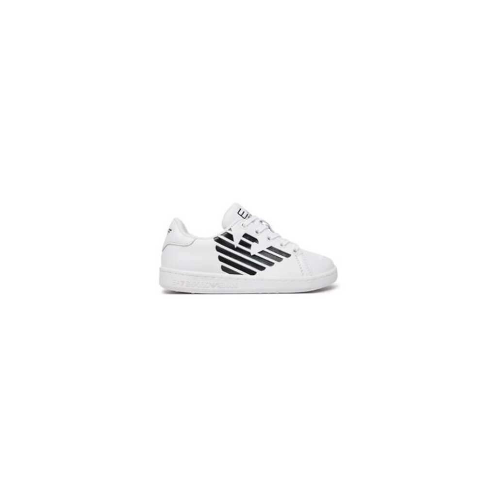 Спортни обувки Emporio Armani  за момчета - 304462429 - Екокожа - Бял - Бял