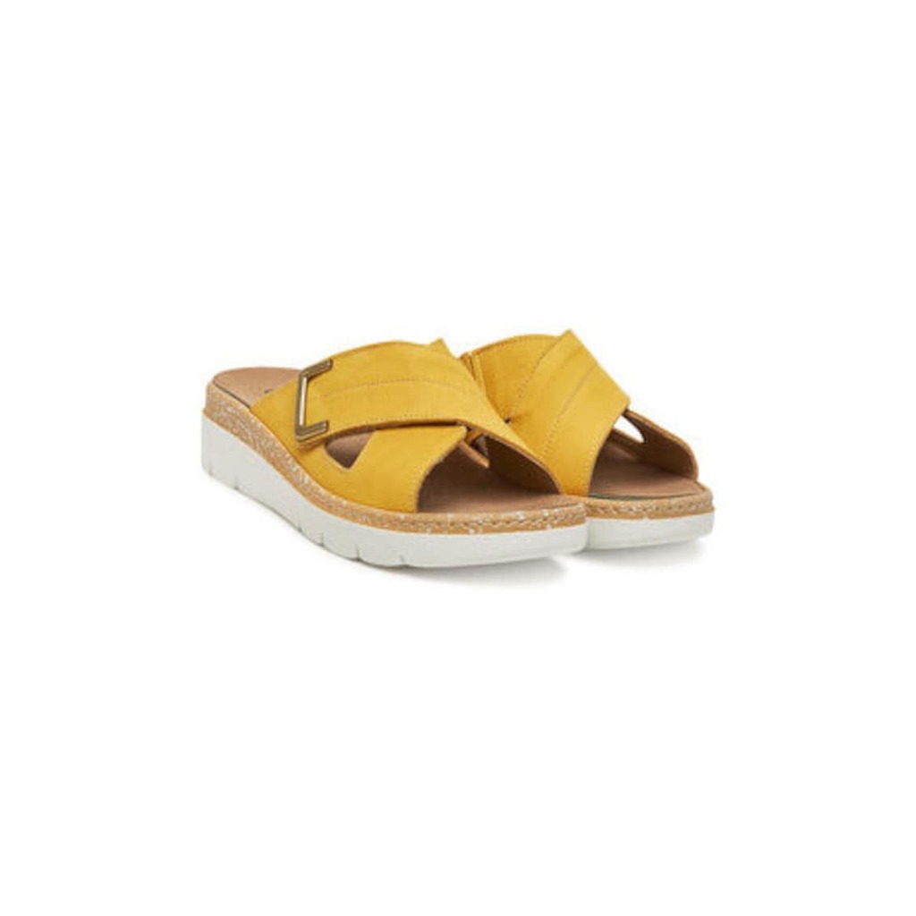Чехли от естествена кожа Grunland - Жълт - Жълт