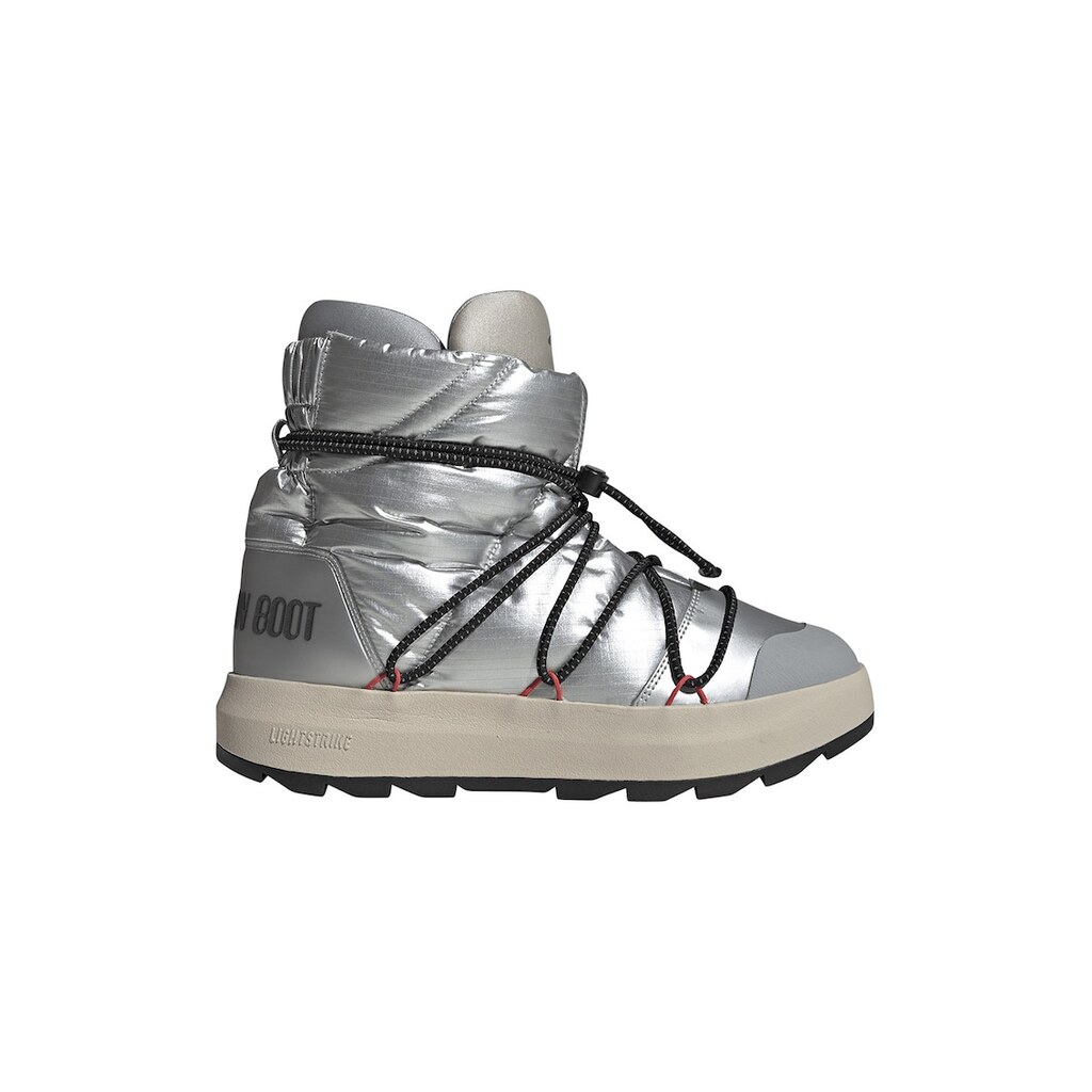 x Moon Boots - Боти с метален ефект - Сребрист