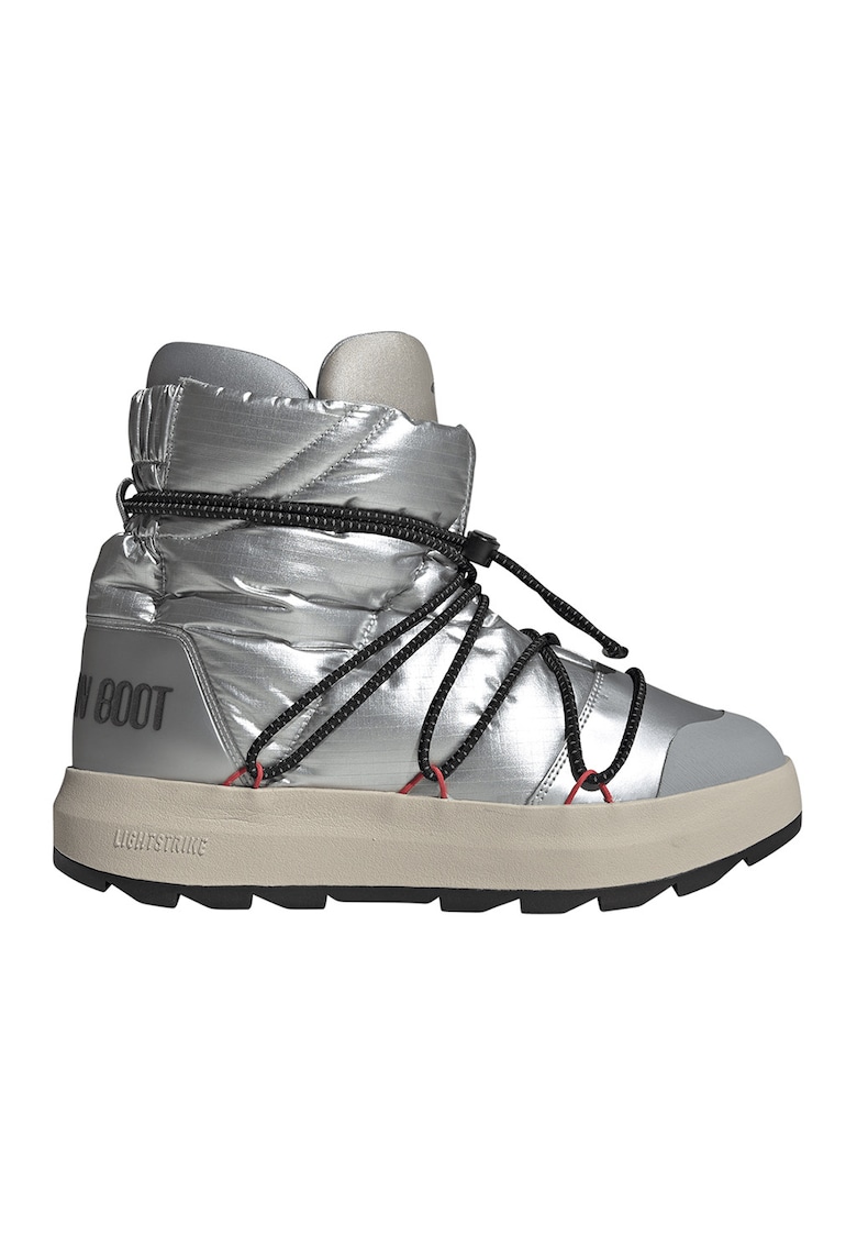x Moon Boots - Боти с метален ефект - Сребрист