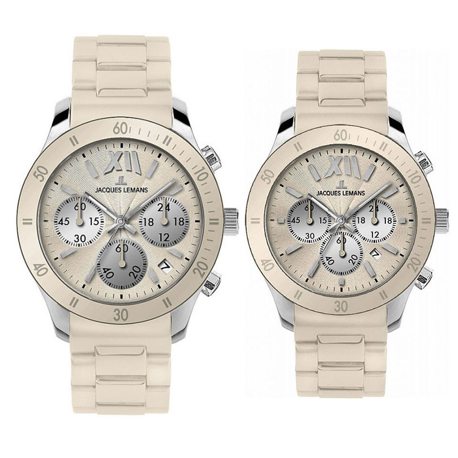 Комплект часовници за двойки Jacques Lemans 1-1586 M & 1-1587M