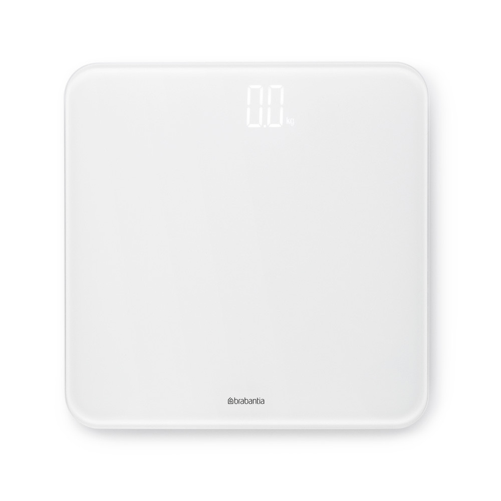 Електронен кантар Brabantia ReNew 1003496, До 180 кг, LCD дисплей, Противоплъзгаща основа, Бял