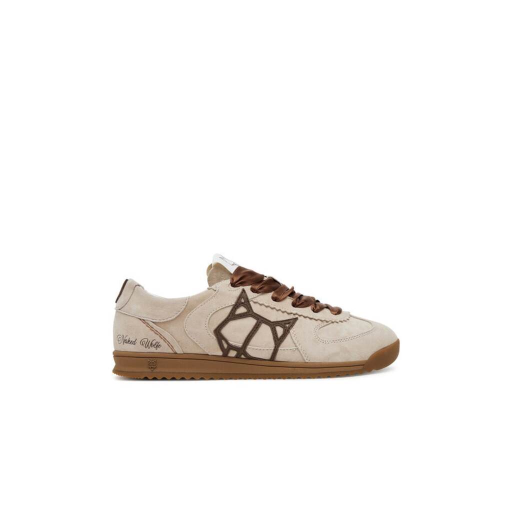 Дамски спортни обувки - EXPOSUREE -  Естествена кожа - Бял - Бял