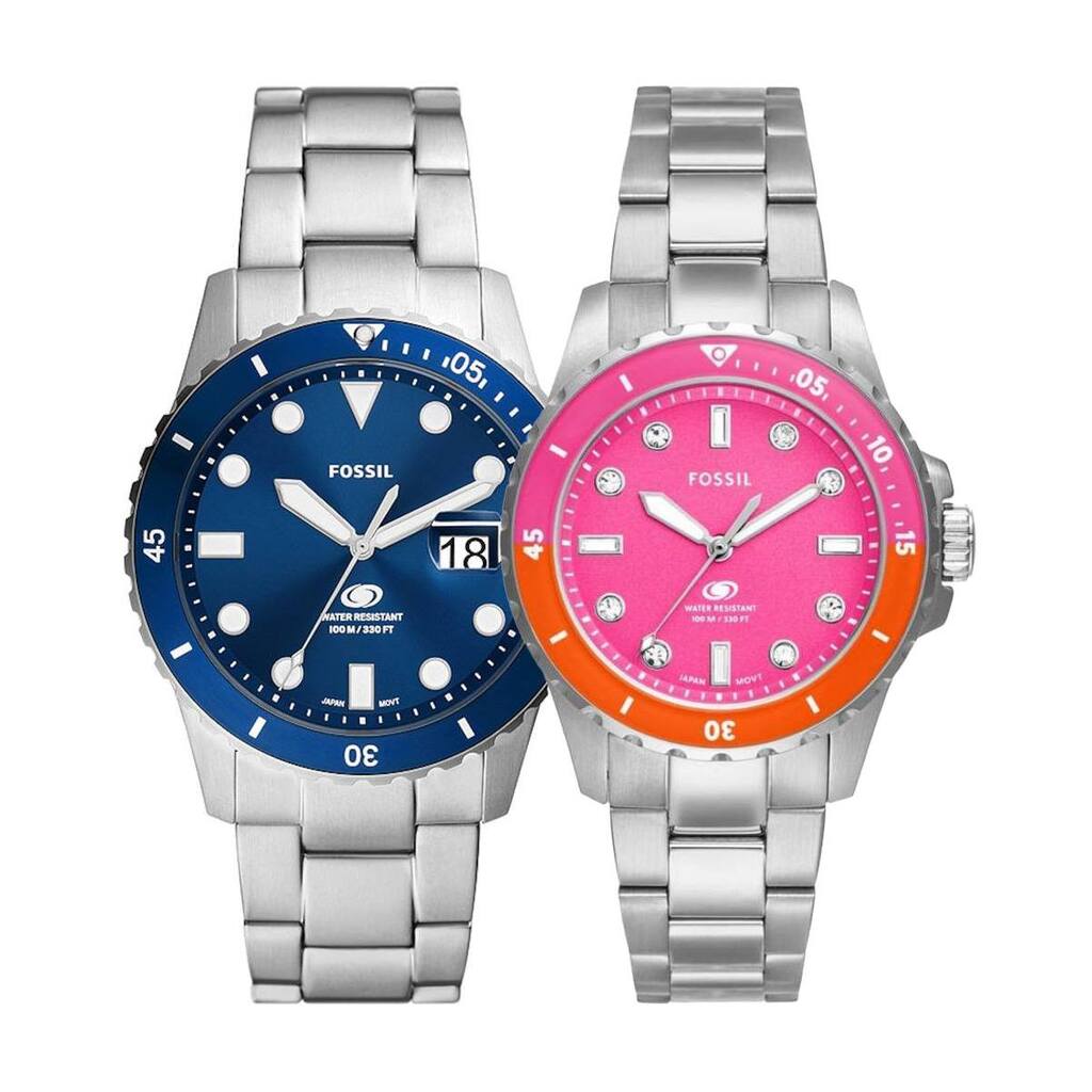 Комплект часовници за двойки Fossil Blue Dive FS6029-ES5351
