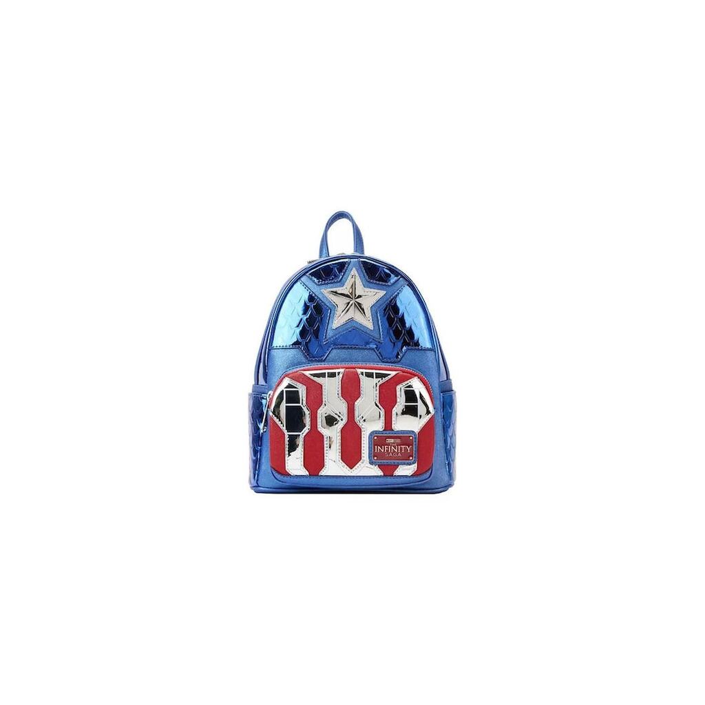 Мини раница  Captain America - многоцветна - 30x25x10см