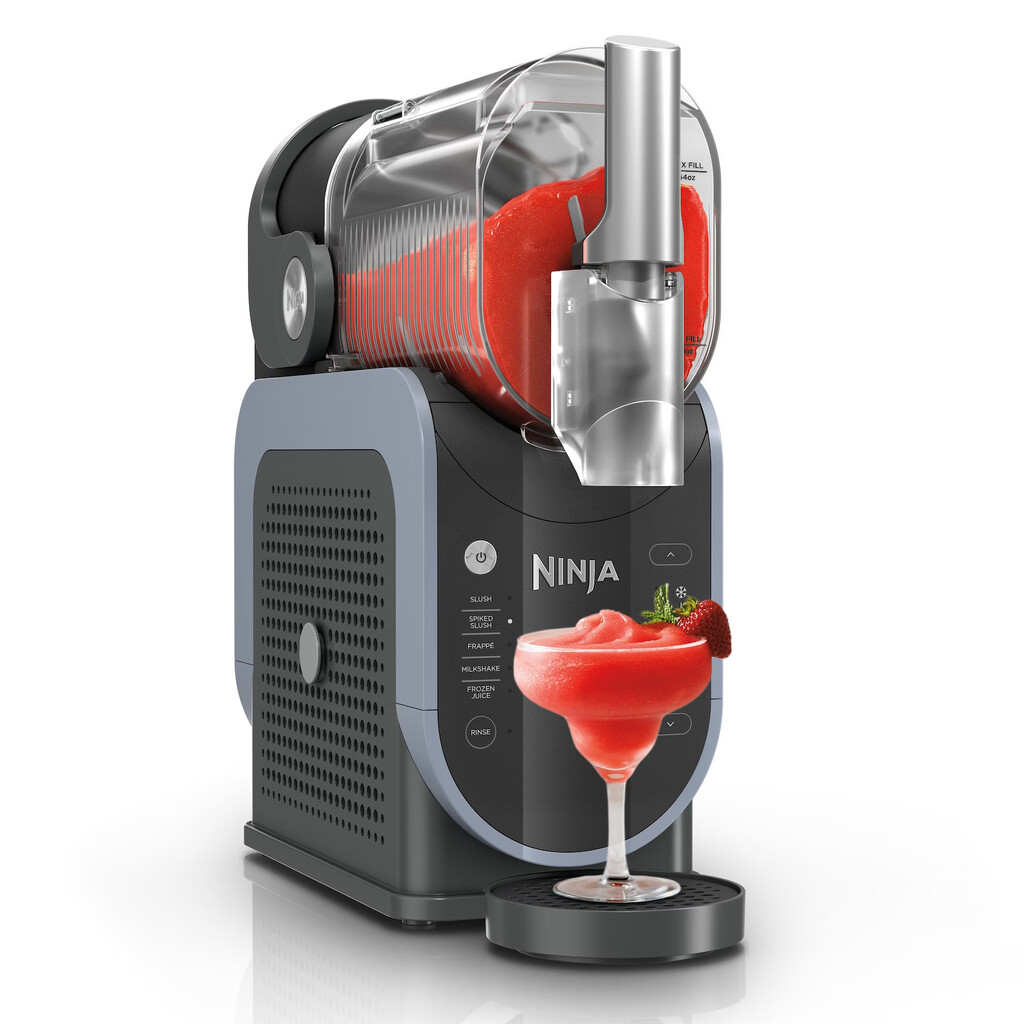 Уред за ледени напитки Ninja Slushi FS301EU, 200W, 5 режима, Капацитет 1.9 л, RapidChill, Whisperchill, Черен