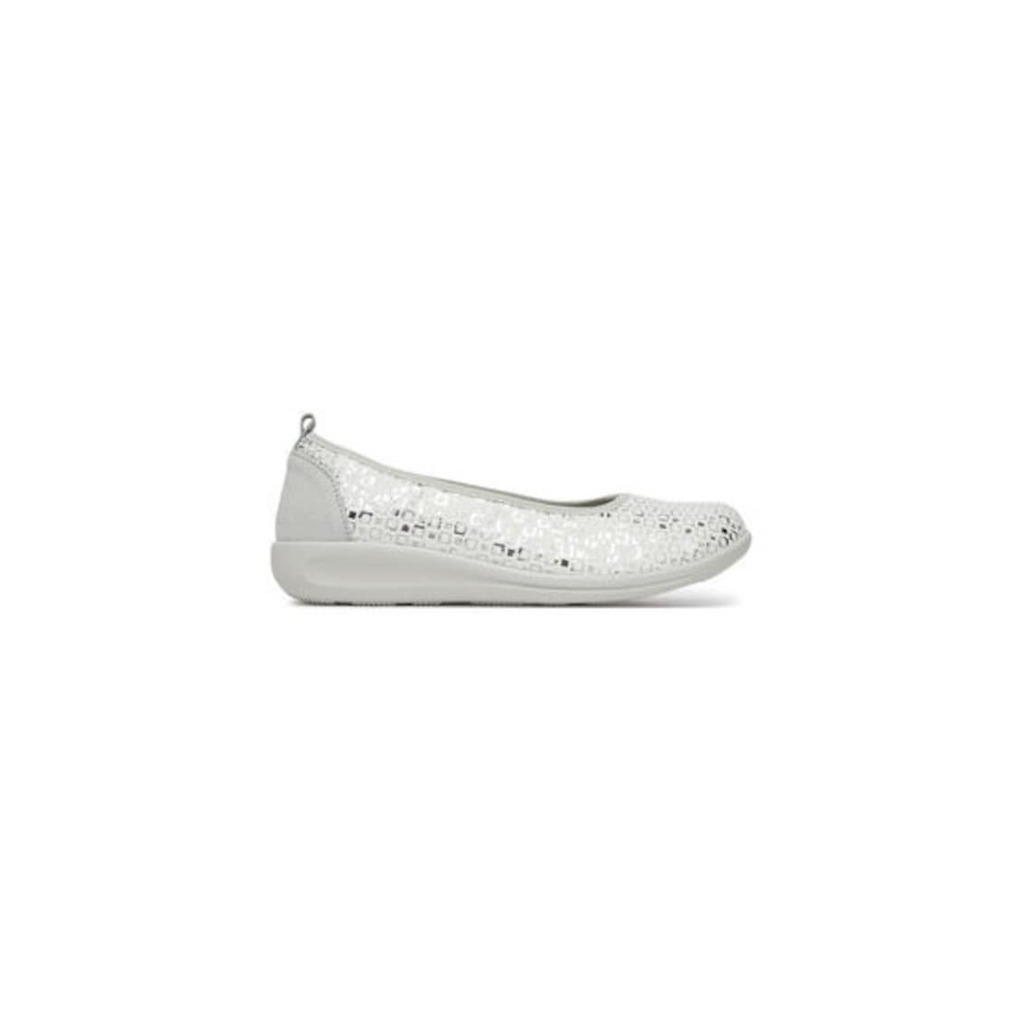 Дамски мокасини  940448-03 - Естествена кожа - Бели - Бял