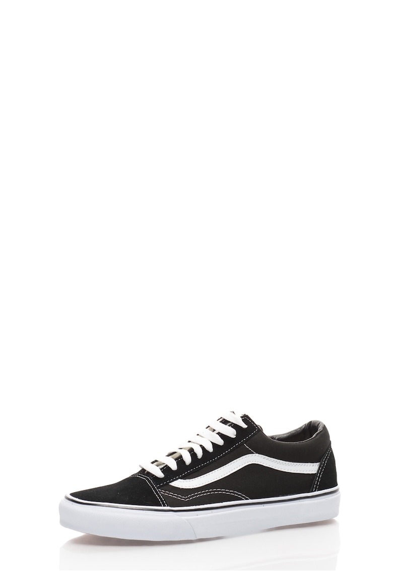 Sneakers With Constrastive Seams VD3HY28 - Бял/Черен