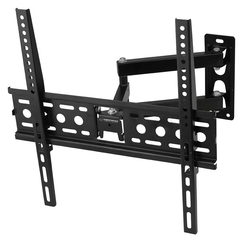Стойка за телевизор Esperanza ERW016, 26" - 70", 400x400 мм, До 45 кг, Черен