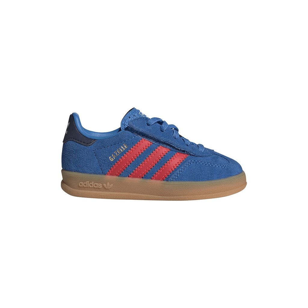 Велурени маратонки Gazelle Indoor - Червен/Кралско Синьо