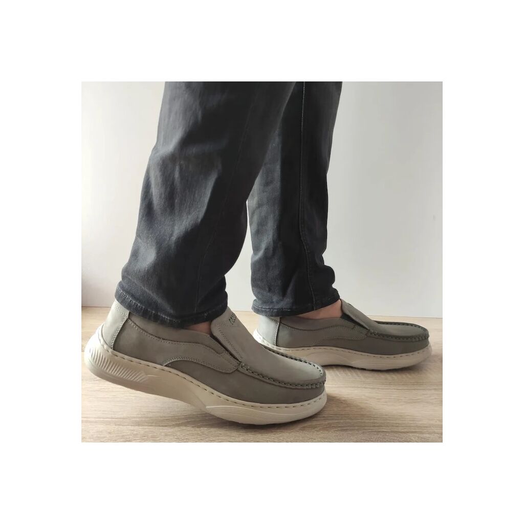 Ежедневни мъжки обувки  B095 Grey - Сиви - Сив
