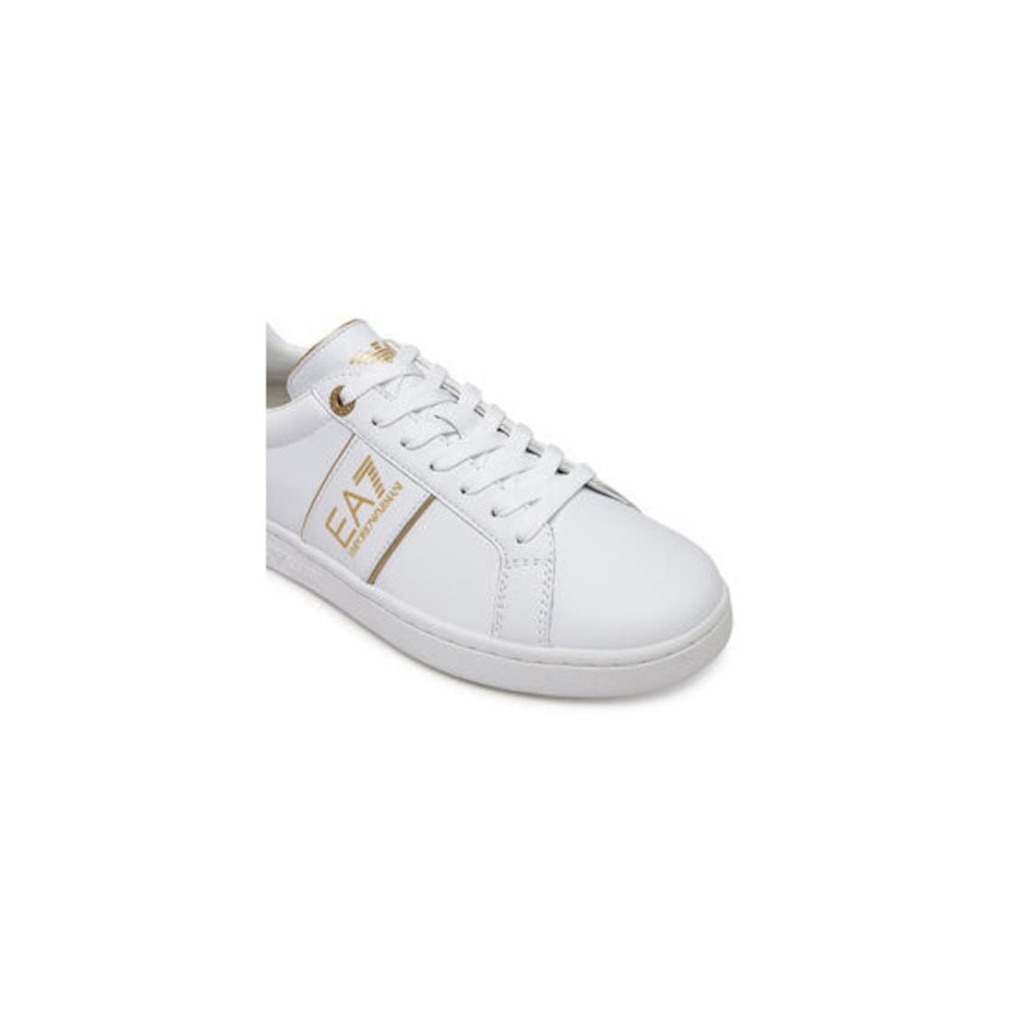 Мъжки спортни обувки - X8X102 XK346 -  Emporio Armani - Естествена кожа - Бял