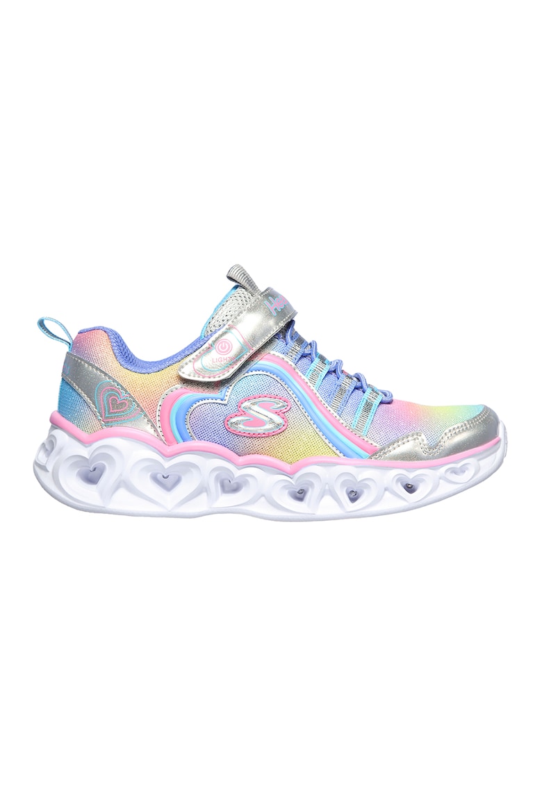 Детски обувки Светлинна система Heart Lights Rainbow Lux - 26 EU - Розов - Многоцветен